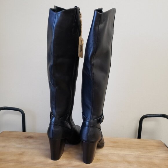 Born Esla Black Leather Boots - Picture 9 of 10